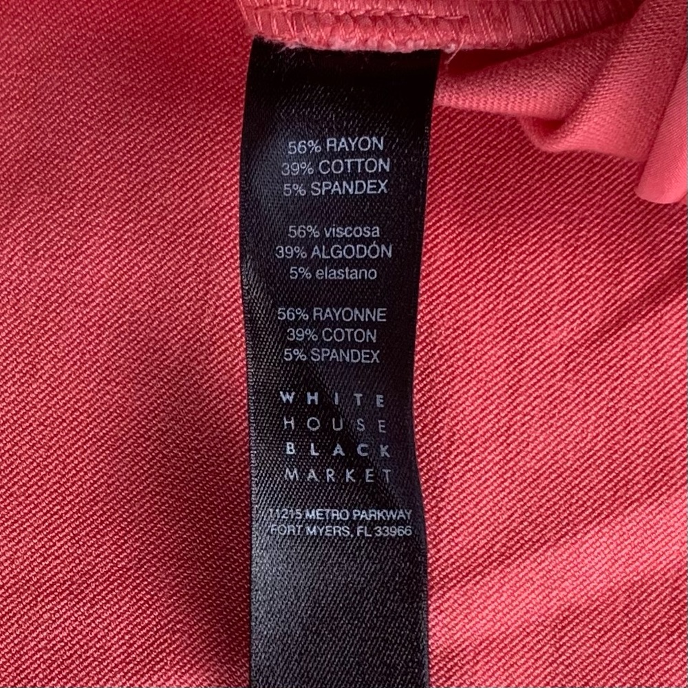 WHBM pink slim crop ankle pants. - Picture 13 of 14